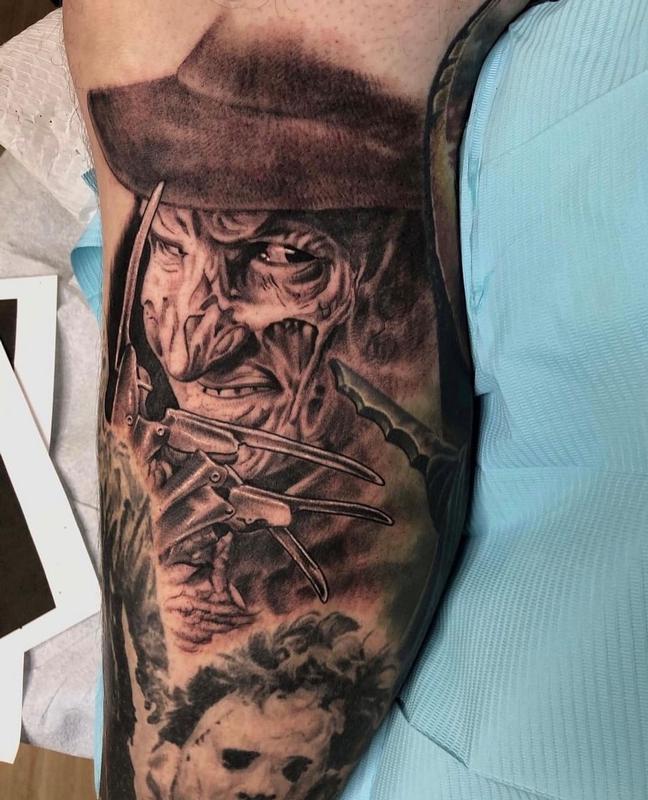 Oak Adams Freddy Krueger by Oak Adams TattooNOW